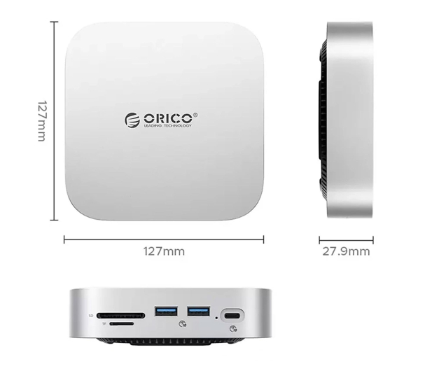 Orico MiniLink 9w1 z kieszenią na dysk twardy - srebrna - 1486729 - zdjęcie 2